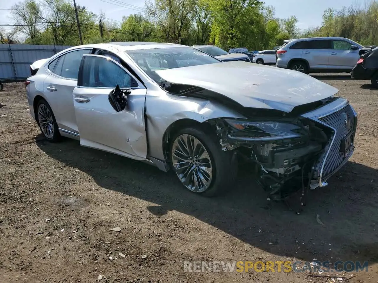 4 Photograph of a damaged car JTHC51FF3K5005648 LEXUS LS500 2019