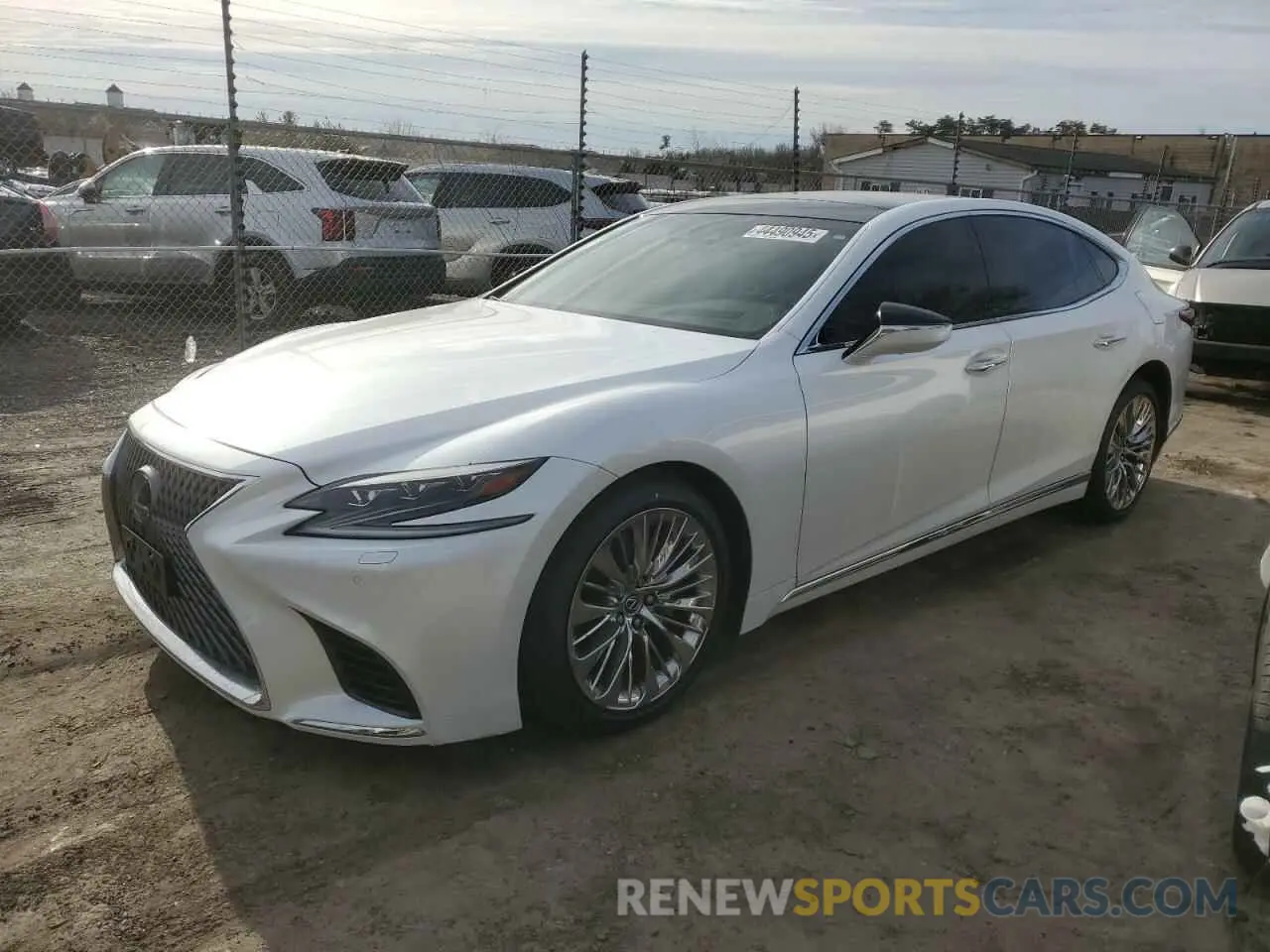 1 Photograph of a damaged car JTHC5LFF8K5005625 LEXUS LS500 2019