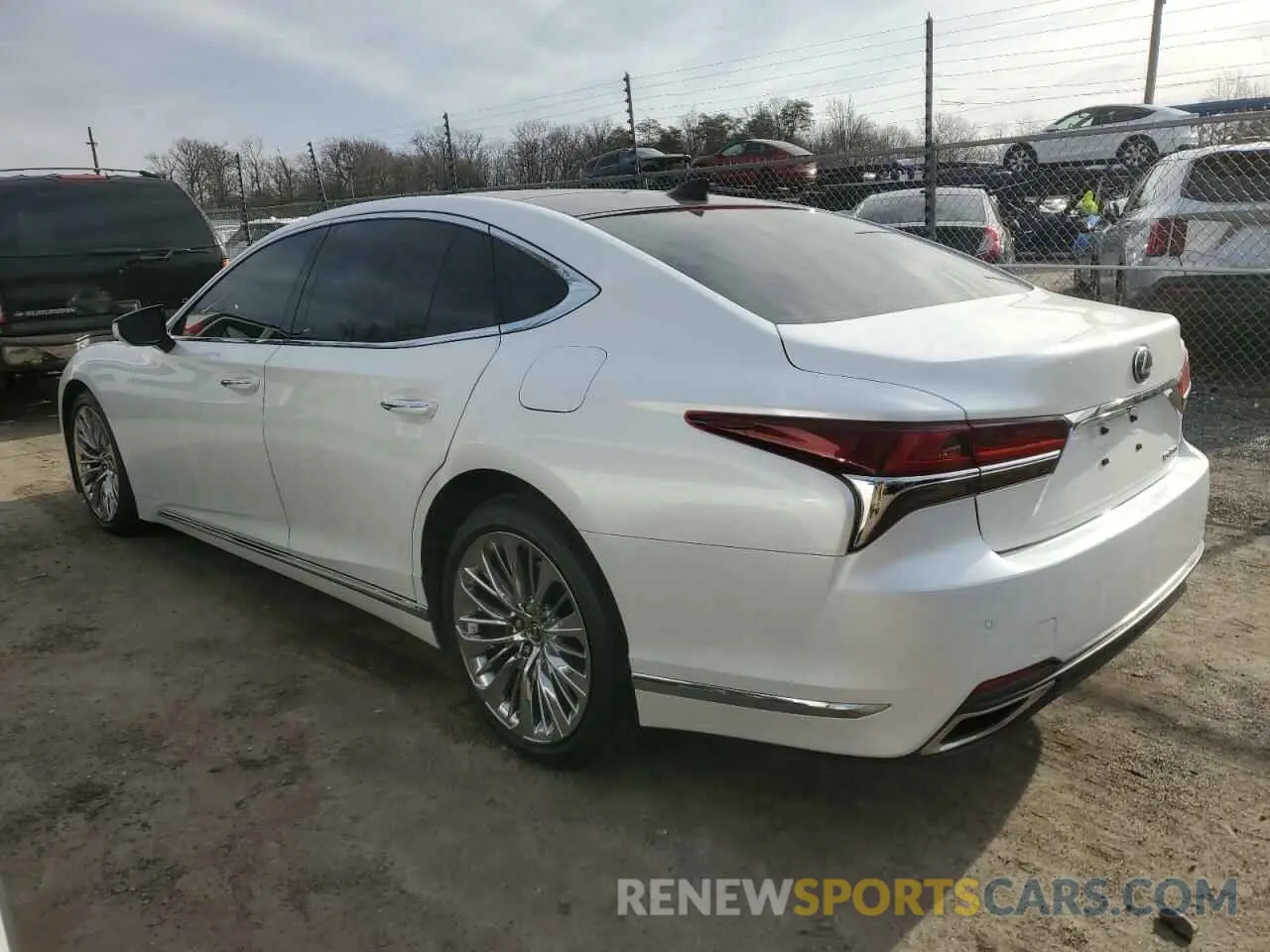 2 Photograph of a damaged car JTHC5LFF8K5005625 LEXUS LS500 2019