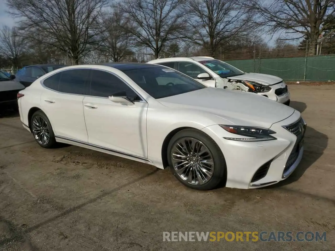 4 Photograph of a damaged car JTHC5LFF8K5005625 LEXUS LS500 2019