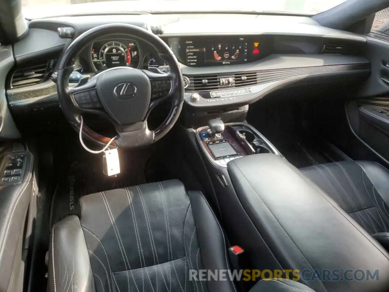 8 Photograph of a damaged car JTHC5LFF8K5005625 LEXUS LS500 2019