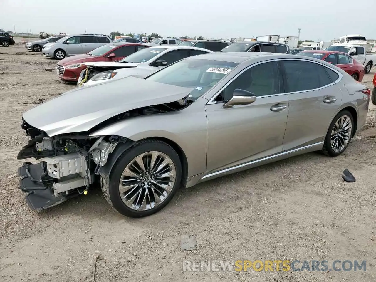 1 Photograph of a damaged car JTHD51FF0L5011509 LEXUS LS500 2020