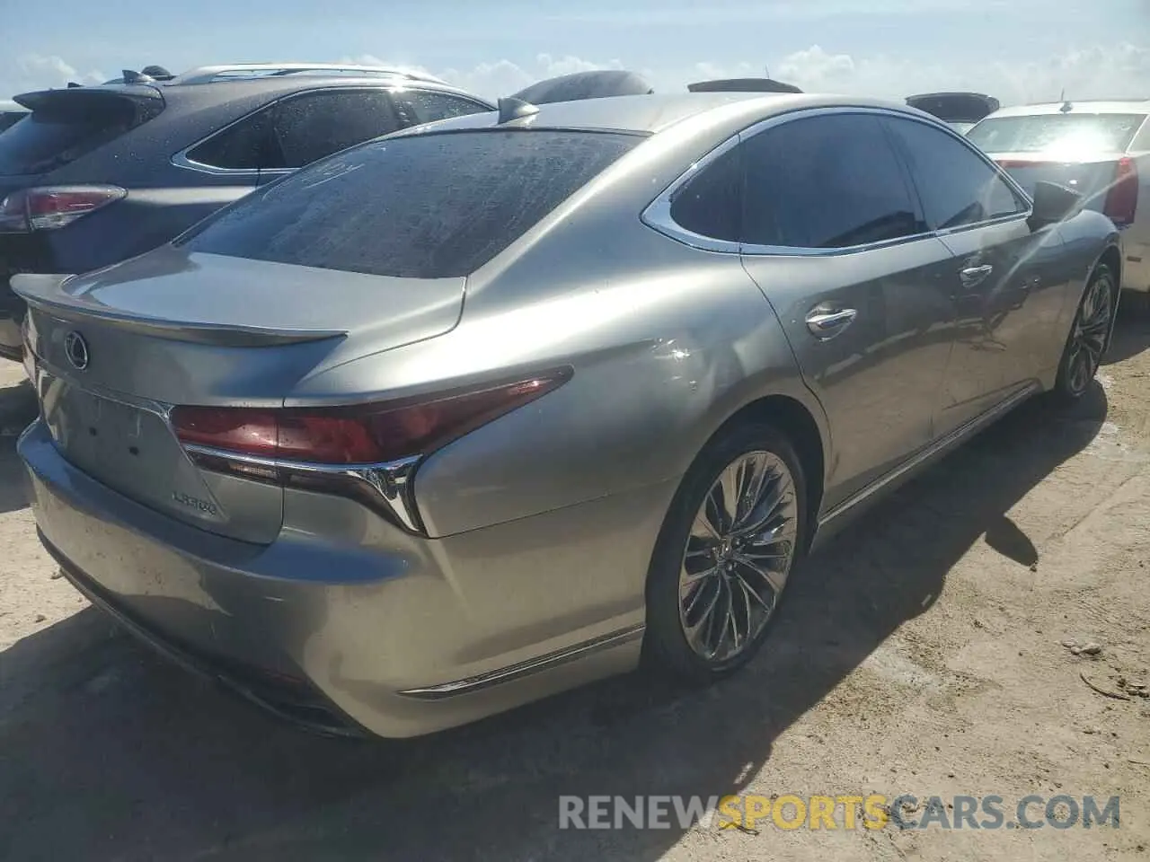 3 Photograph of a damaged car JTHD51FF3L5012783 LEXUS LS500 2020