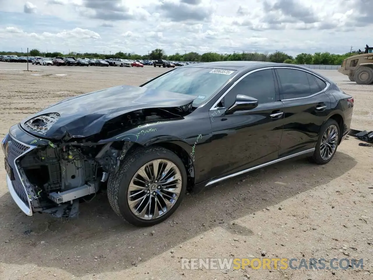 1 Photograph of a damaged car JTHD51FF8L5011080 LEXUS LS500 2020