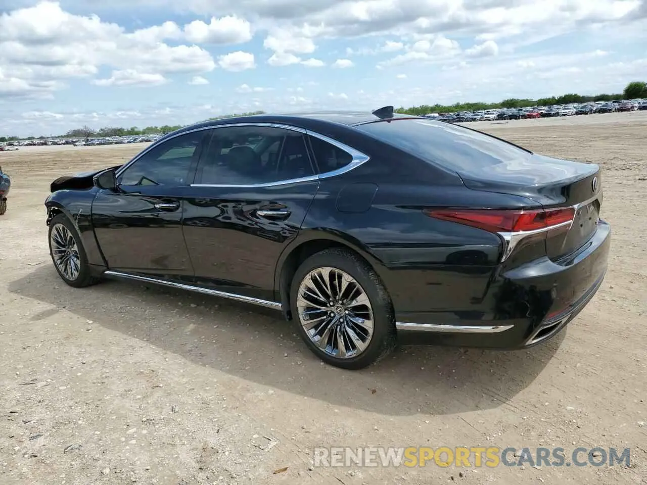 2 Photograph of a damaged car JTHD51FF8L5011080 LEXUS LS500 2020