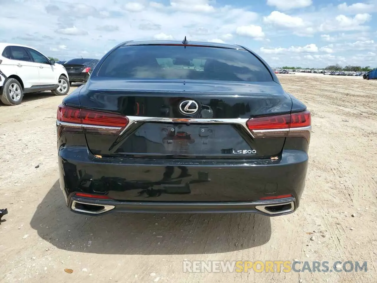 6 Photograph of a damaged car JTHD51FF8L5011080 LEXUS LS500 2020