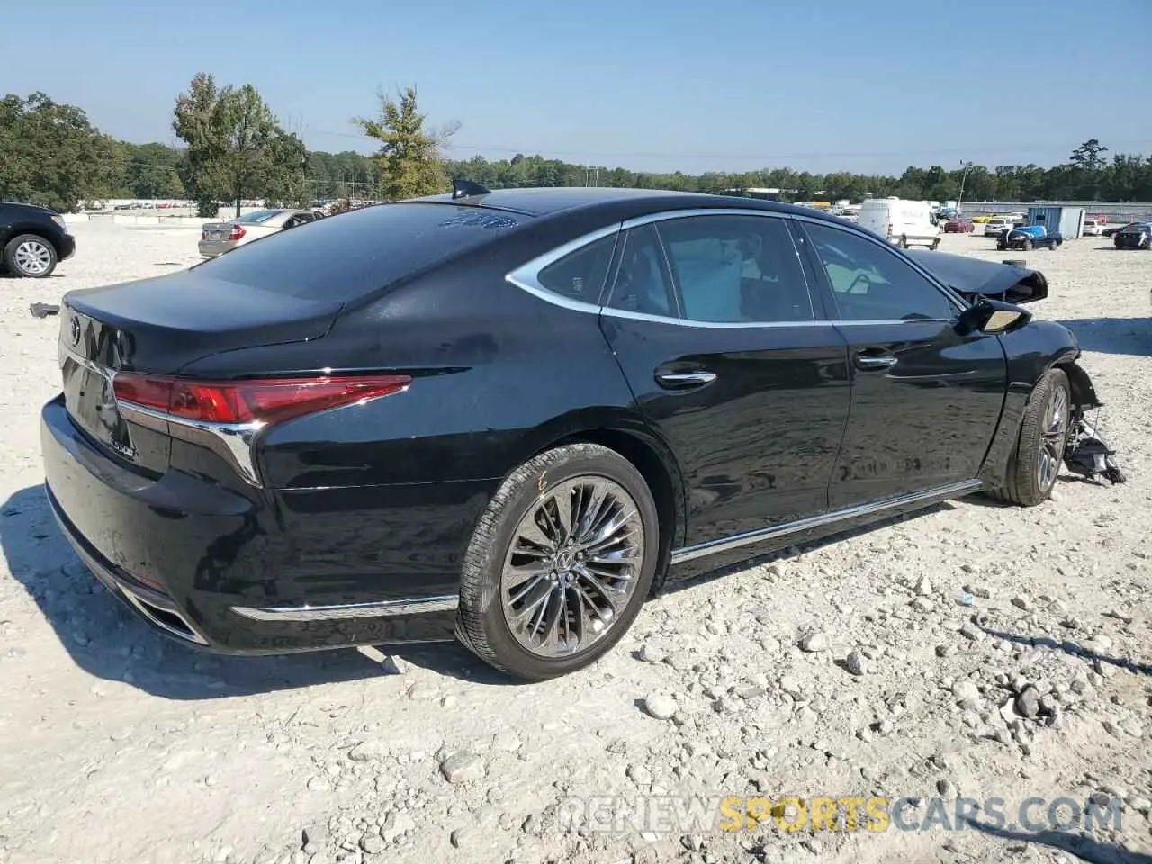 3 Photograph of a damaged car JTHD51FF8L5012343 LEXUS LS500 2020