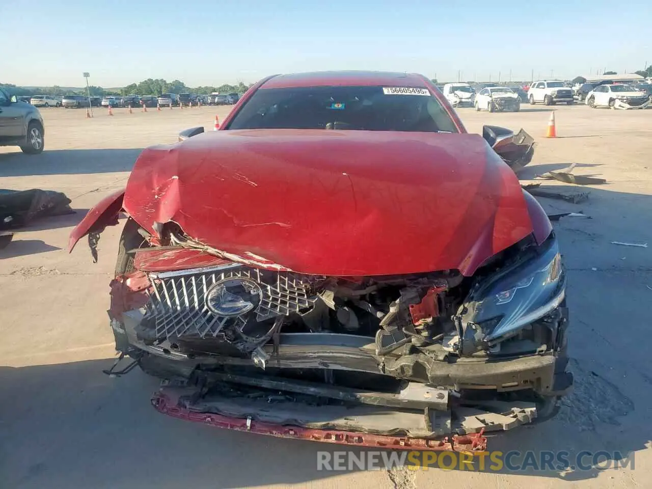5 Photograph of a damaged car JTHEYLFF1L5008514 LEXUS LS500 2020