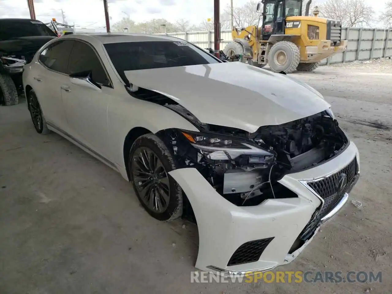 1 Photograph of a damaged car JTHD51FF5M5014701 LEXUS LS500 2021