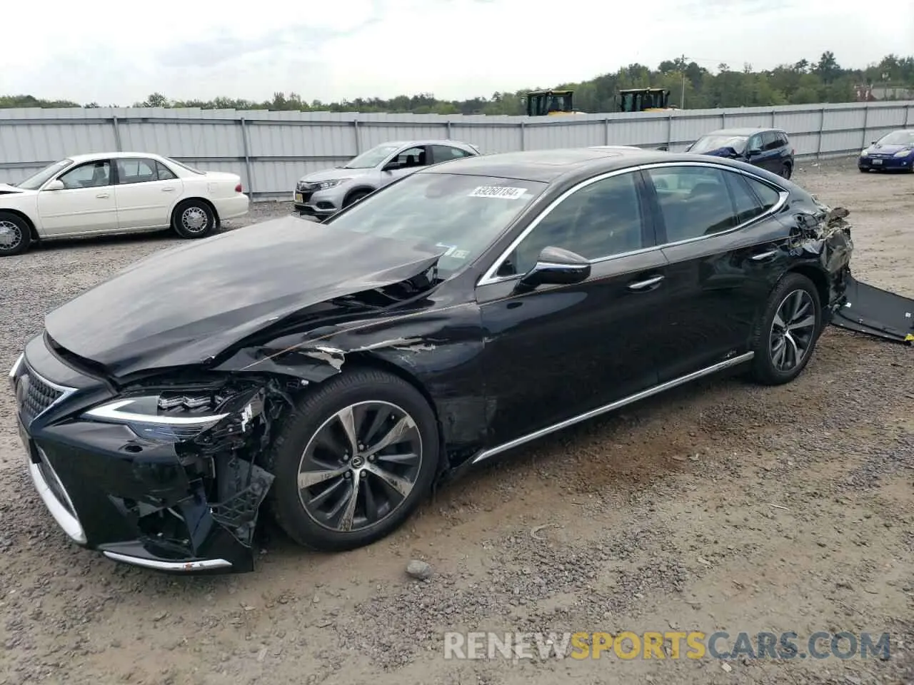 1 Photograph of a damaged car JTHD51GF8M5008700 LEXUS LS500 2021