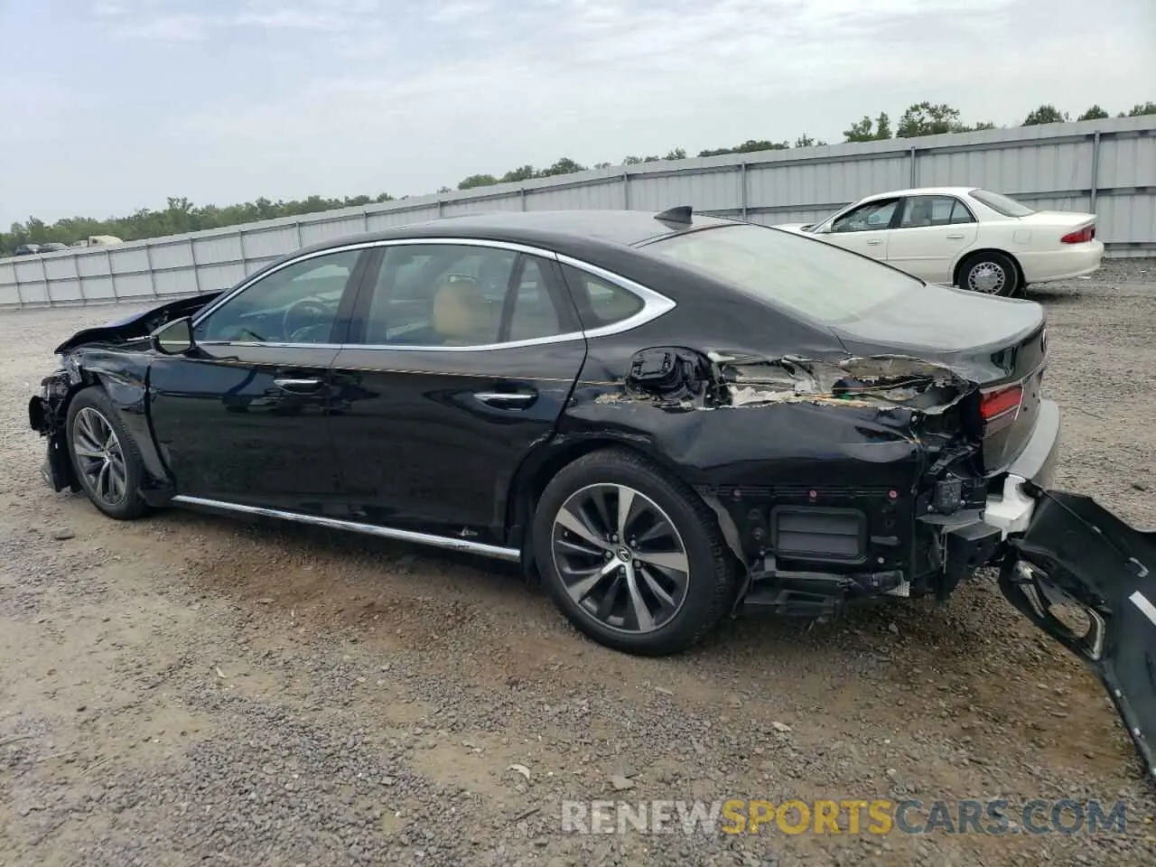 2 Photograph of a damaged car JTHD51GF8M5008700 LEXUS LS500 2021