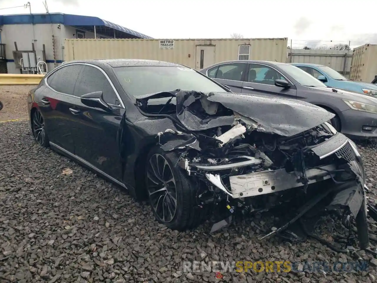 4 Photograph of a damaged car JTHG5LGF9M5009816 LEXUS LS500 2021