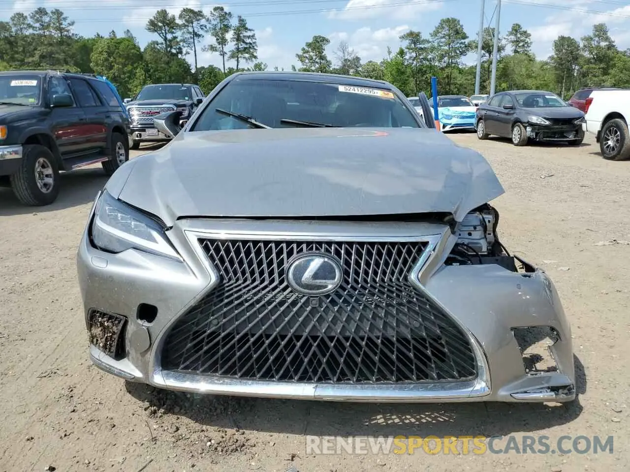 5 Photograph of a damaged car JTHD51FF0N5015983 LEXUS LS500 2022
