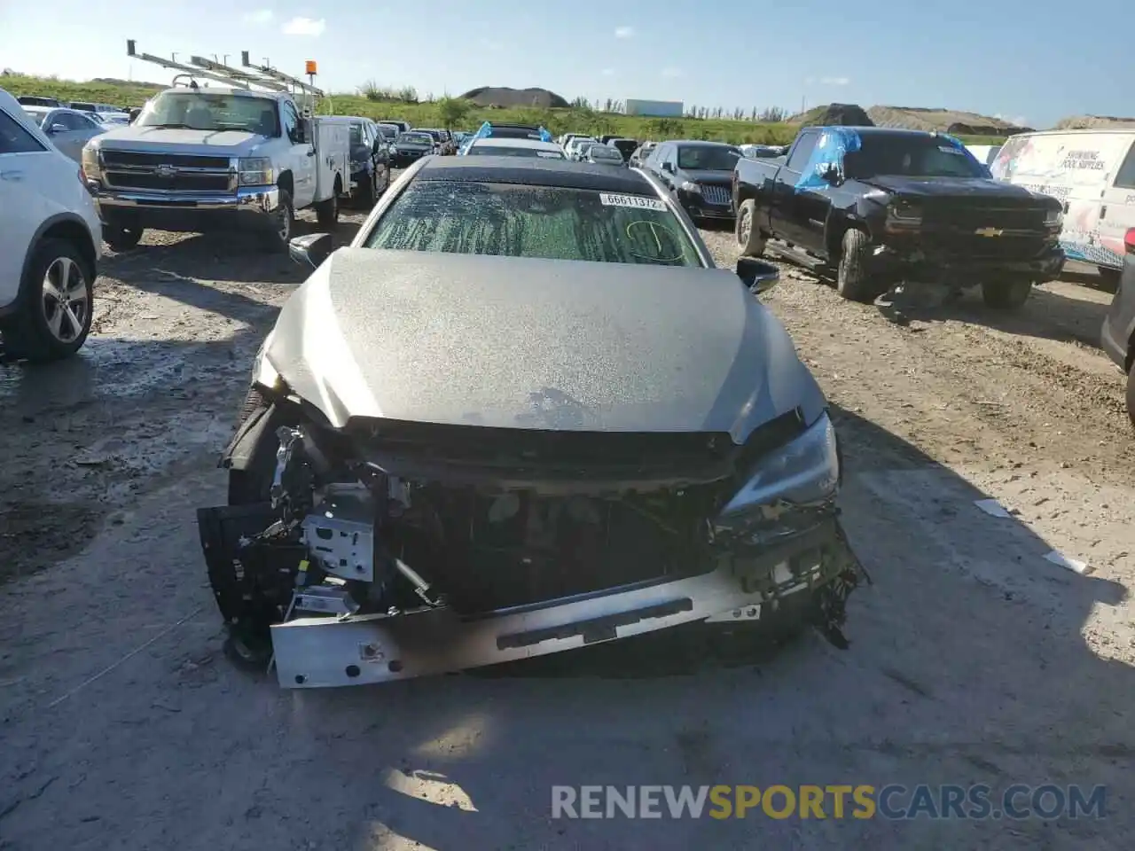 9 Photograph of a damaged car JTHD51FF6N5017110 LEXUS LS500 2022