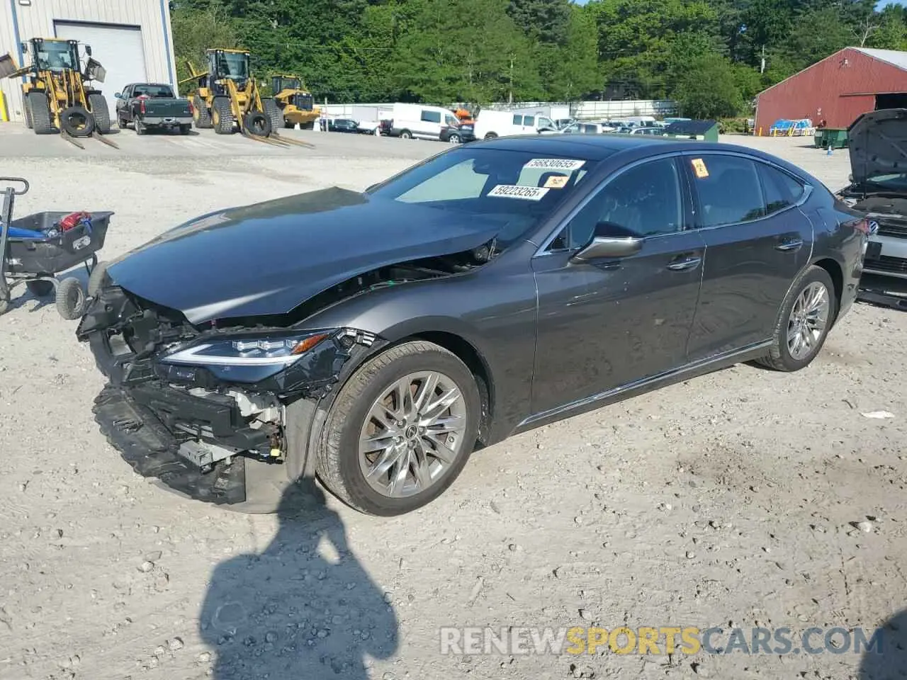 1 Photograph of a damaged car JTHD51GF5N5010891 LEXUS LS500 2022