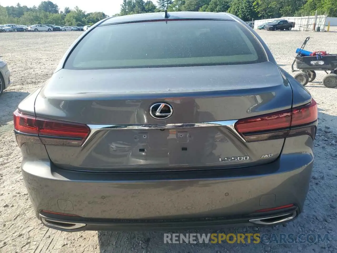 6 Photograph of a damaged car JTHD51GF5N5010891 LEXUS LS500 2022