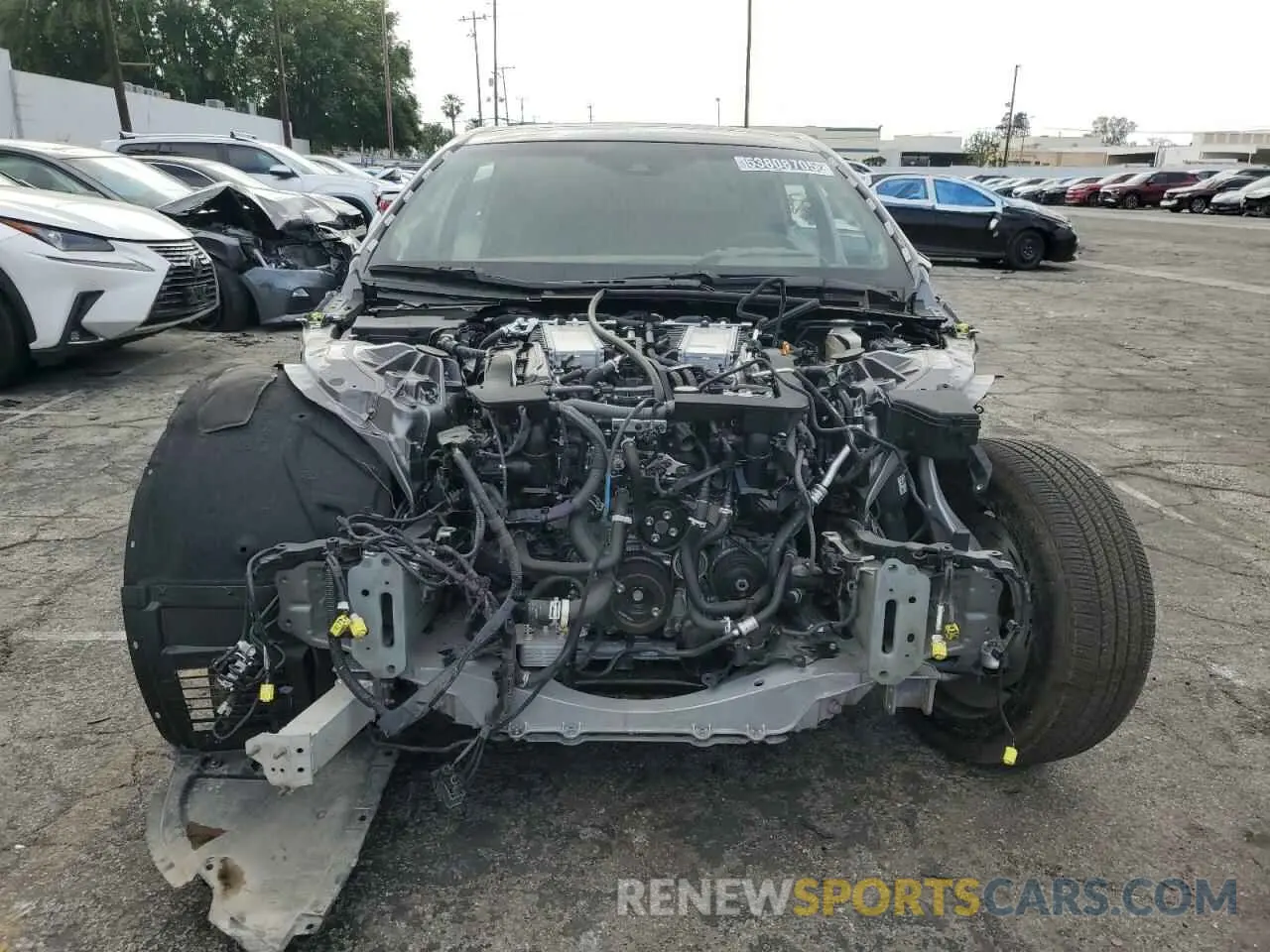 5 Photograph of a damaged car JTHD51FF0P5018885 LEXUS LS500 2023