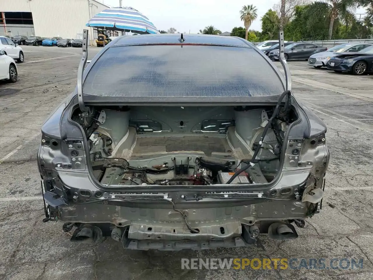 6 Photograph of a damaged car JTHD51FF0P5018885 LEXUS LS500 2023