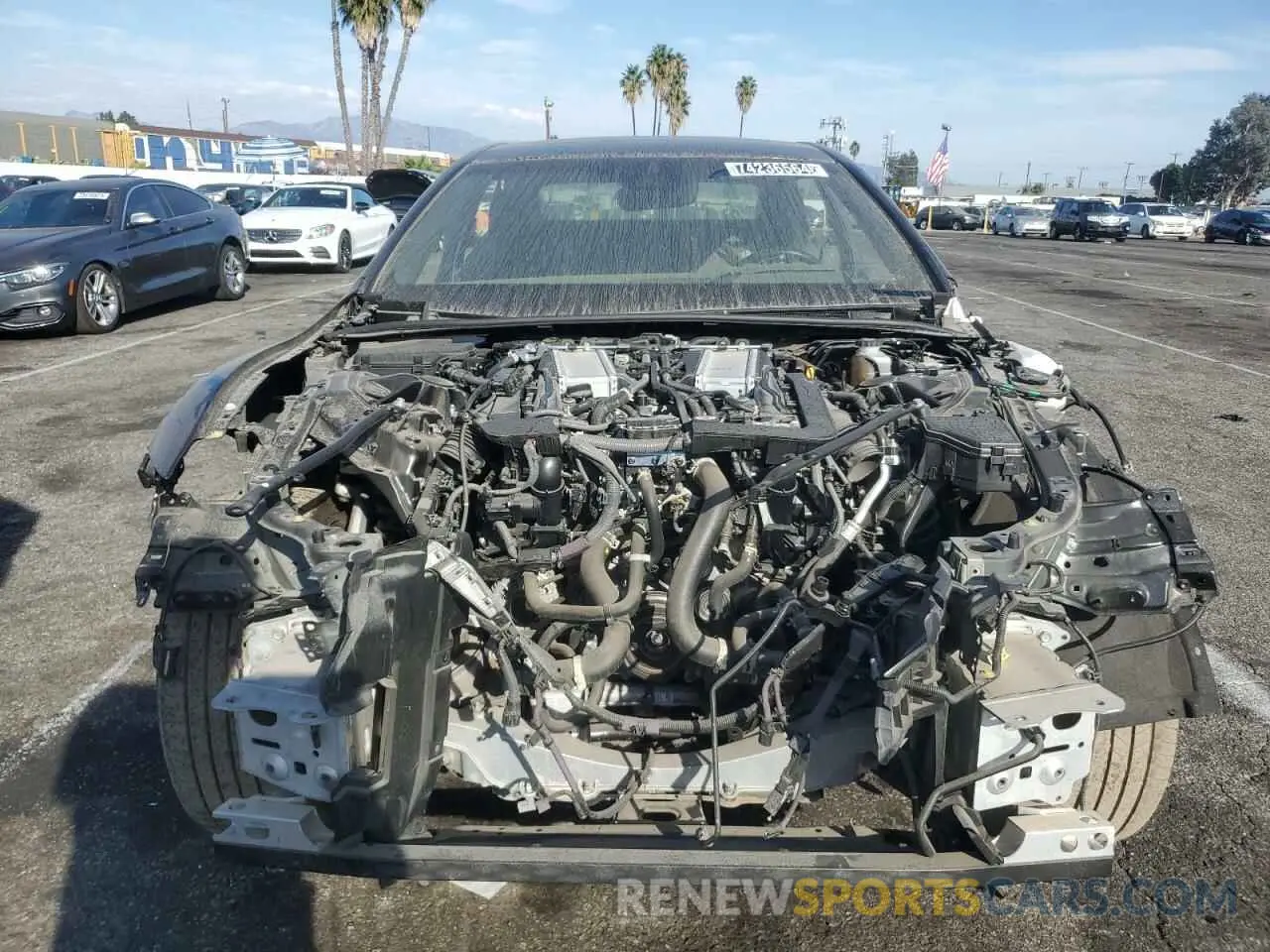 5 Photograph of a damaged car JTHF51FF5P5018003 LEXUS LS500 2023