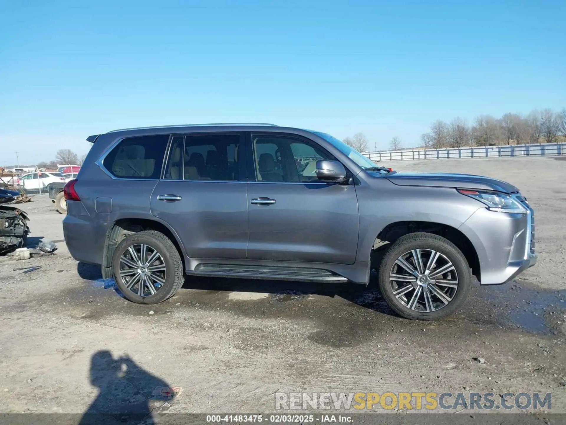 13 Photograph of a damaged car JTJHY7AX2K4285065 LEXUS LX 570 2019