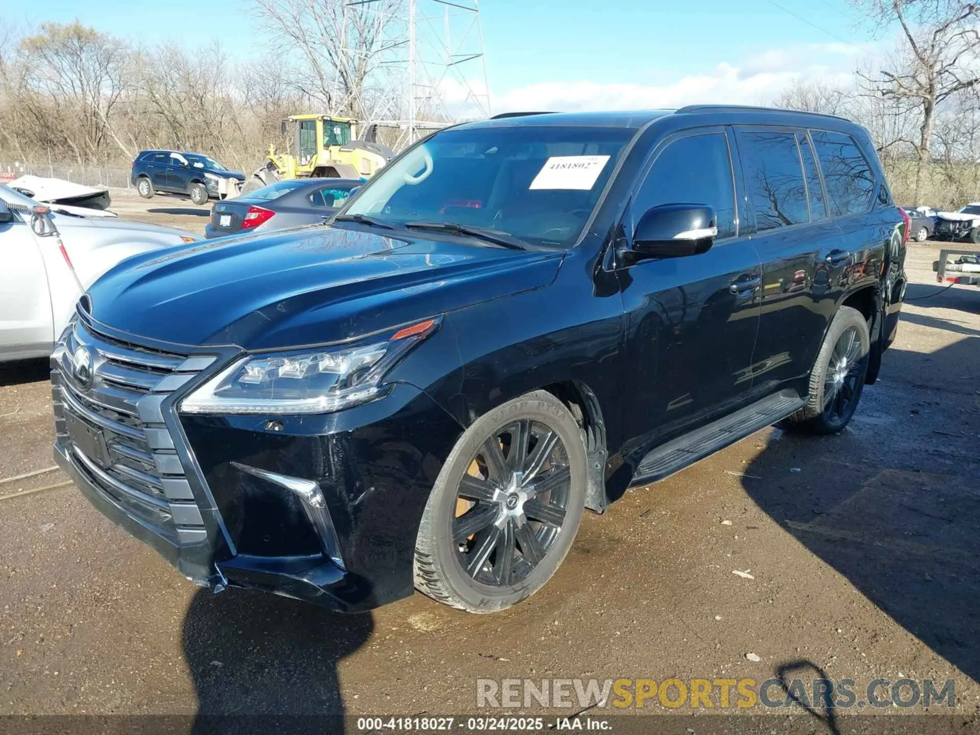 2 Photograph of a damaged car JTJDY7AX8L4319302 LEXUS LX 570 2020