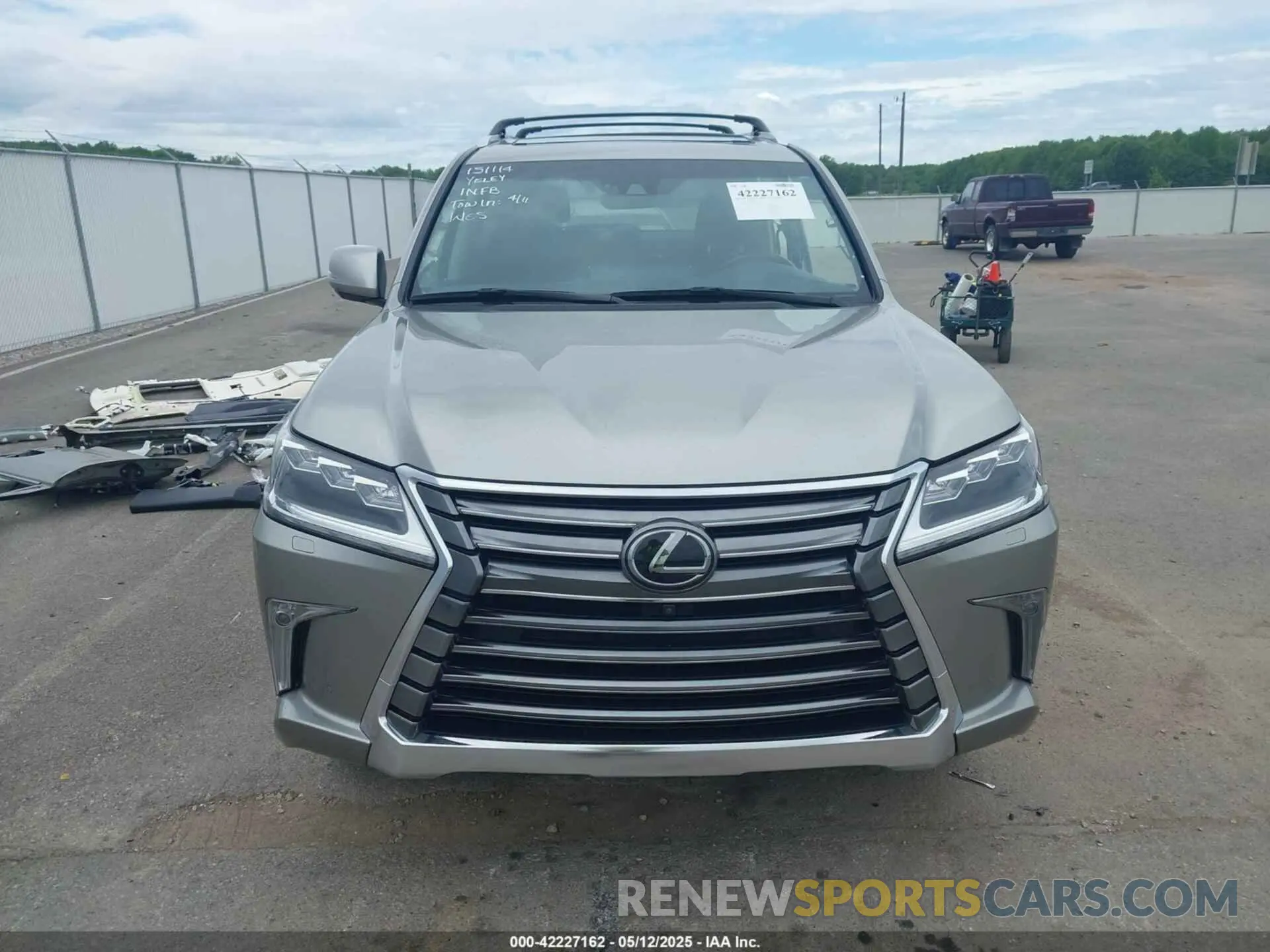 13 Photograph of a damaged car JTJDY7AX8L4321003 LEXUS LX 570 2020