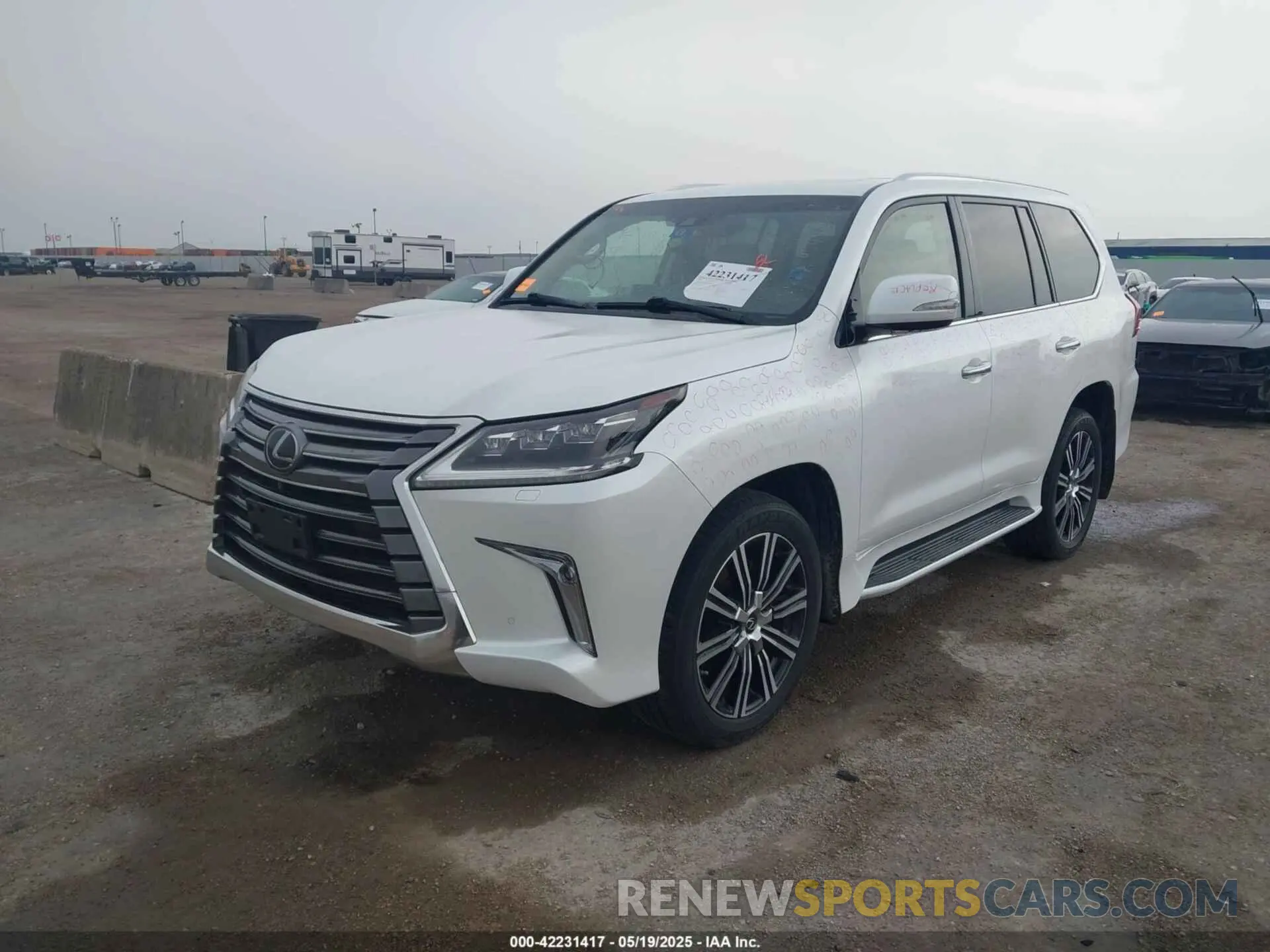 2 Photograph of a damaged car JTJDY7AX1M4333558 LEXUS LX 570 2021