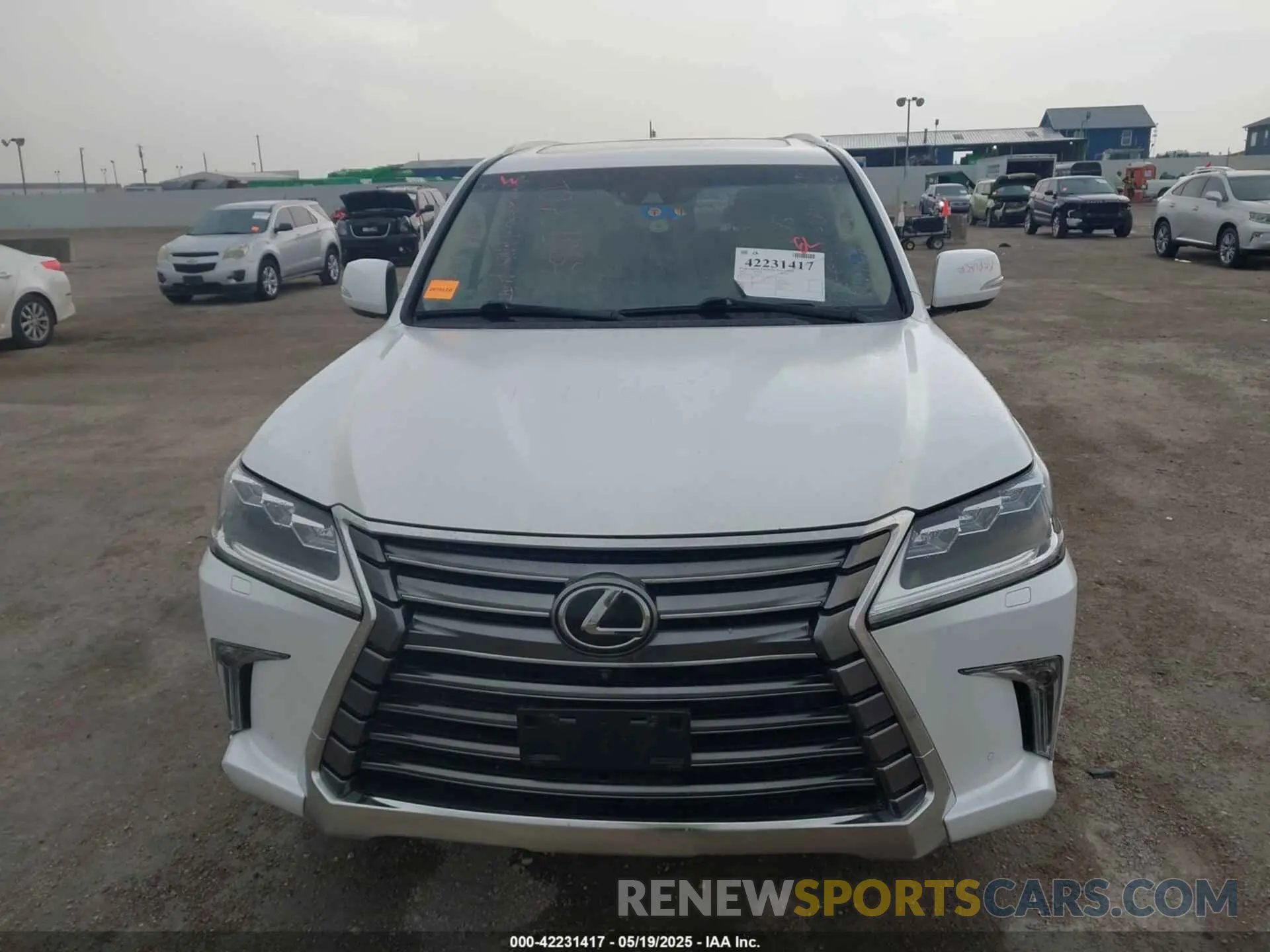 6 Photograph of a damaged car JTJDY7AX1M4333558 LEXUS LX 570 2021