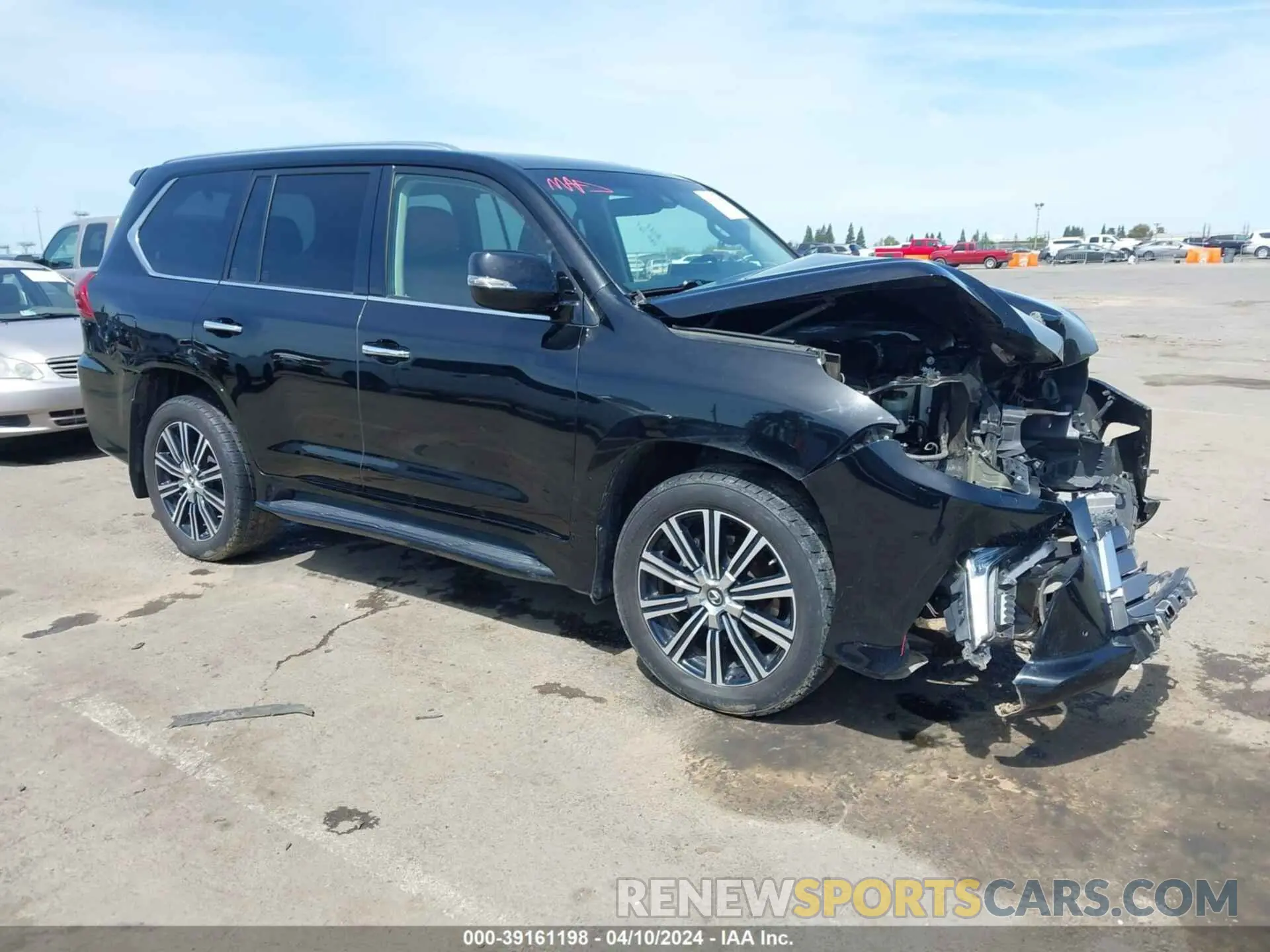 1 Photograph of a damaged car JTJDY7AXXM4338550 LEXUS LX 570 2021