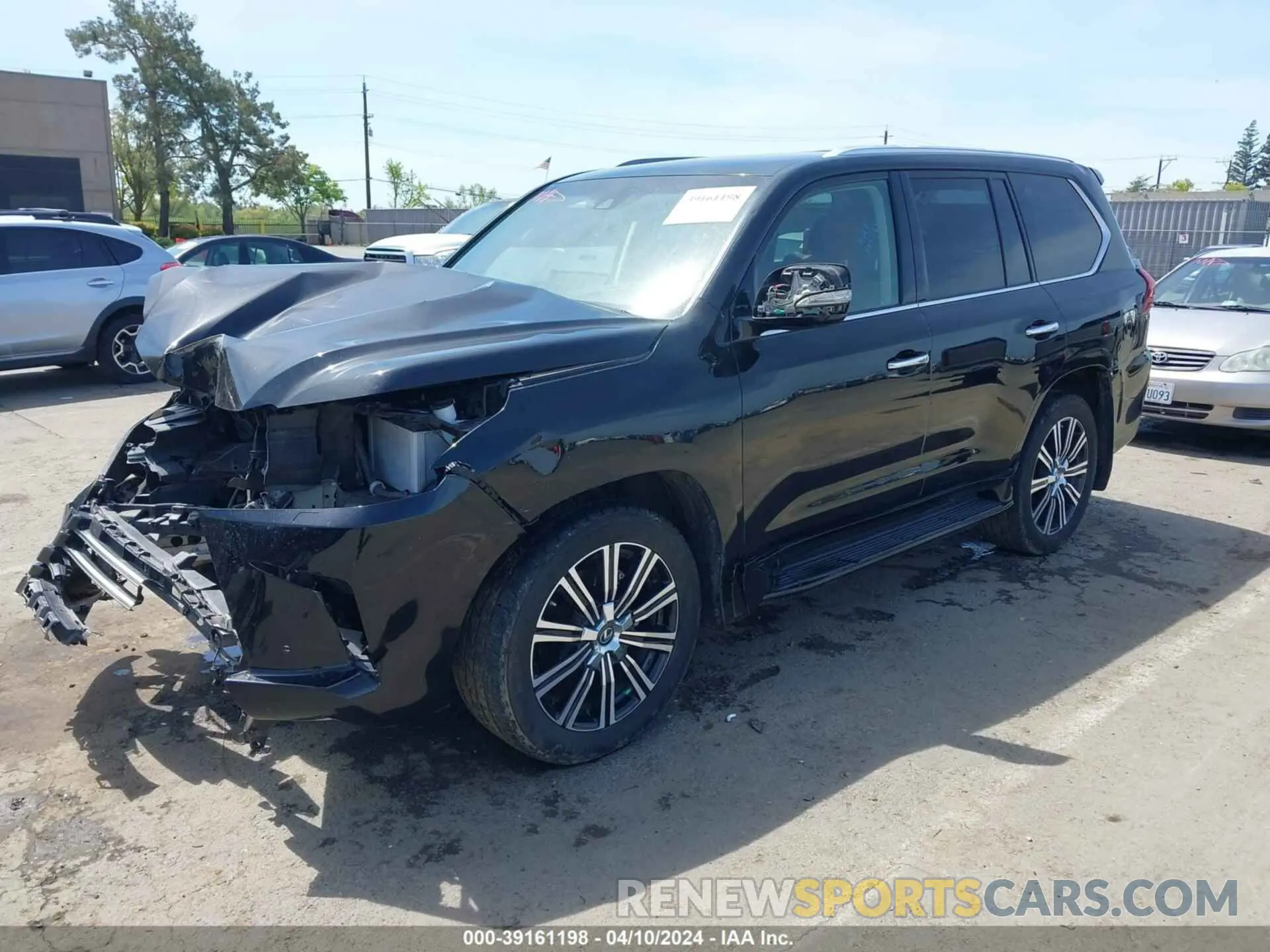 2 Photograph of a damaged car JTJDY7AXXM4338550 LEXUS LX 570 2021
