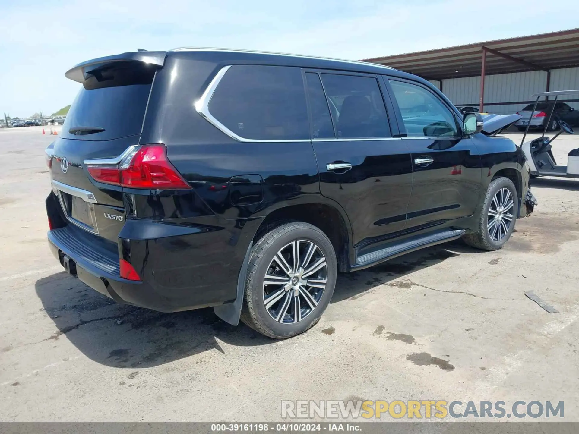 4 Photograph of a damaged car JTJDY7AXXM4338550 LEXUS LX 570 2021
