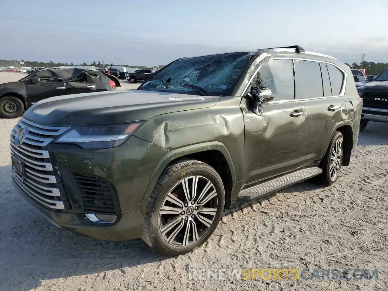 1 Photograph of a damaged car JTJGB7CX0P4030724 LEXUS LX 600 BAS 2023