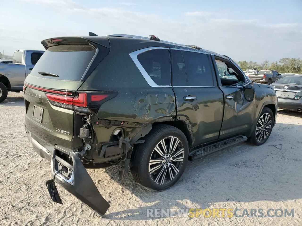 3 Photograph of a damaged car JTJGB7CX0P4030724 LEXUS LX 600 BAS 2023