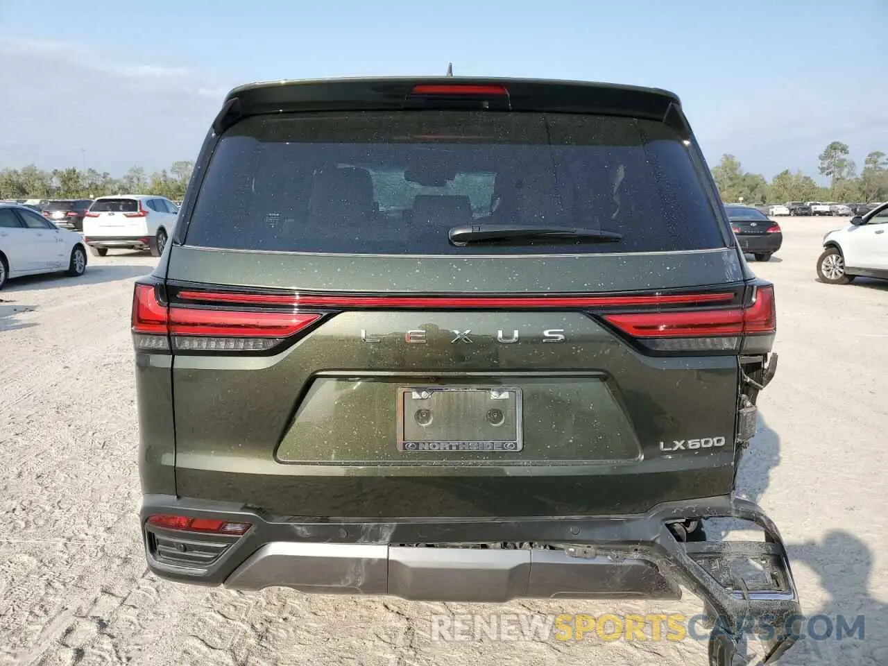 6 Photograph of a damaged car JTJGB7CX0P4030724 LEXUS LX 600 BAS 2023