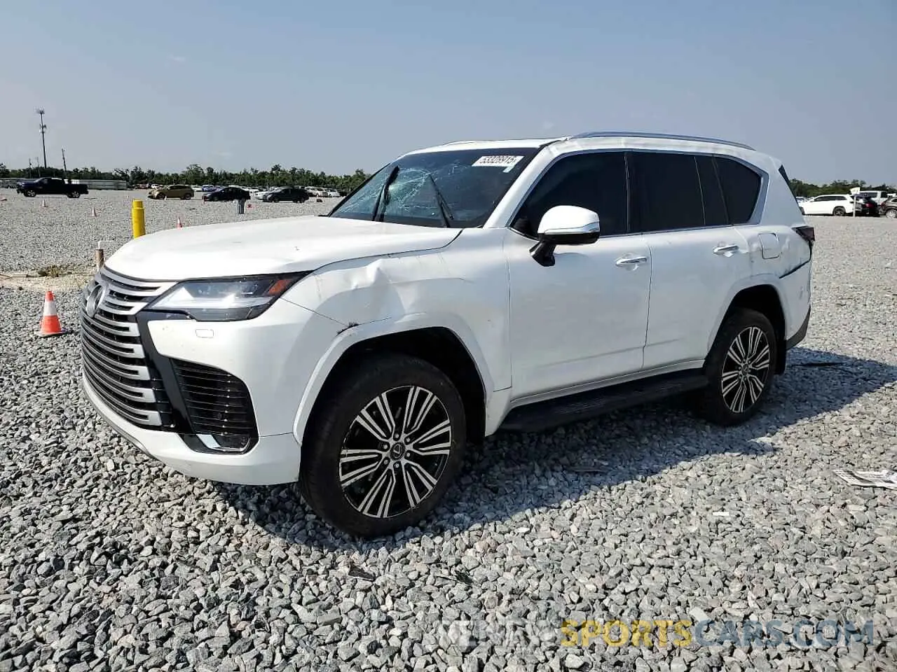 1 Photograph of a damaged car JTJGB7CX8P4033189 LEXUS LX 600 BAS 2023