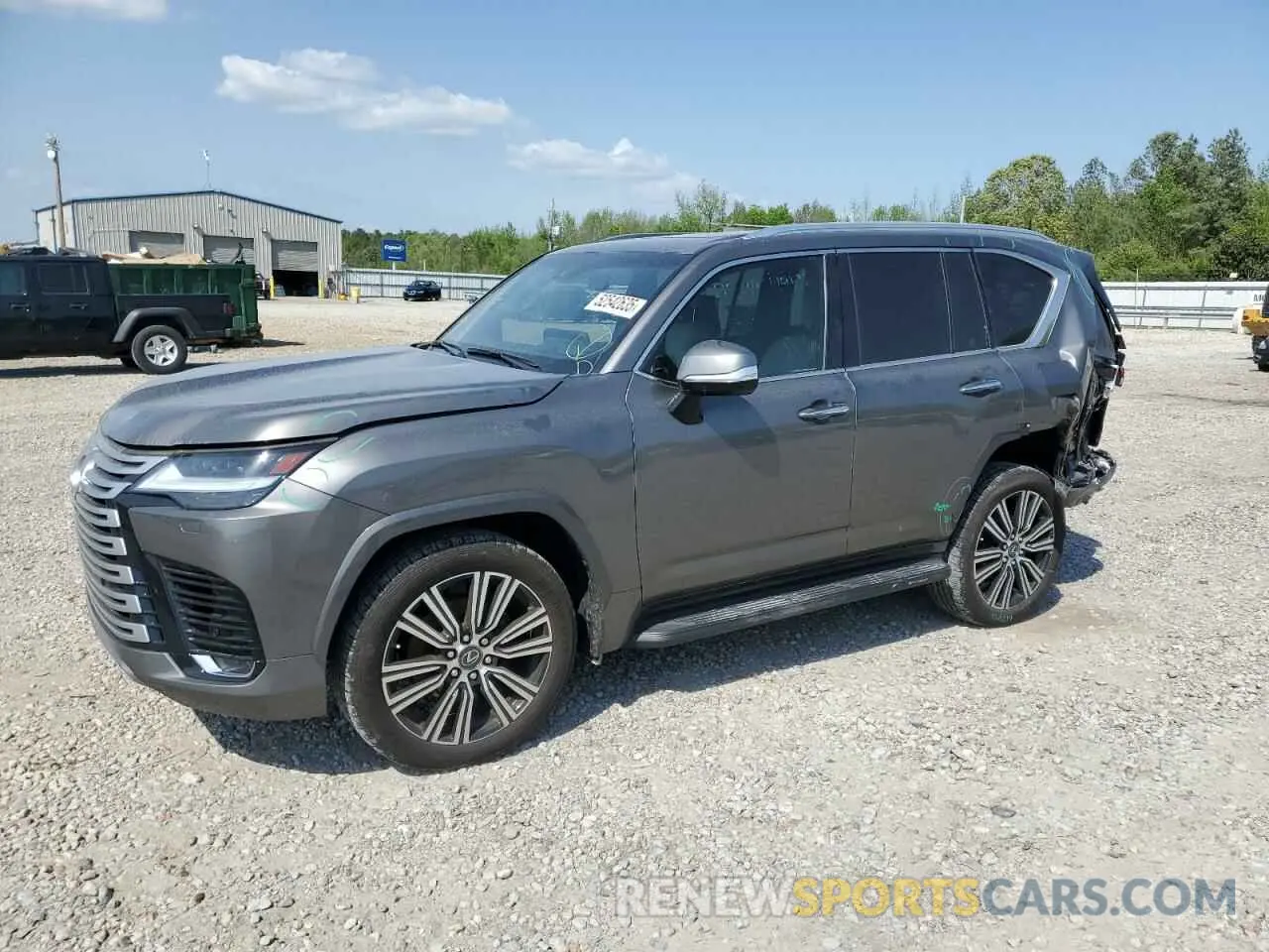 1 Photograph of a damaged car JTJGB7CXXP4033520 LEXUS LX 600 BAS 2023
