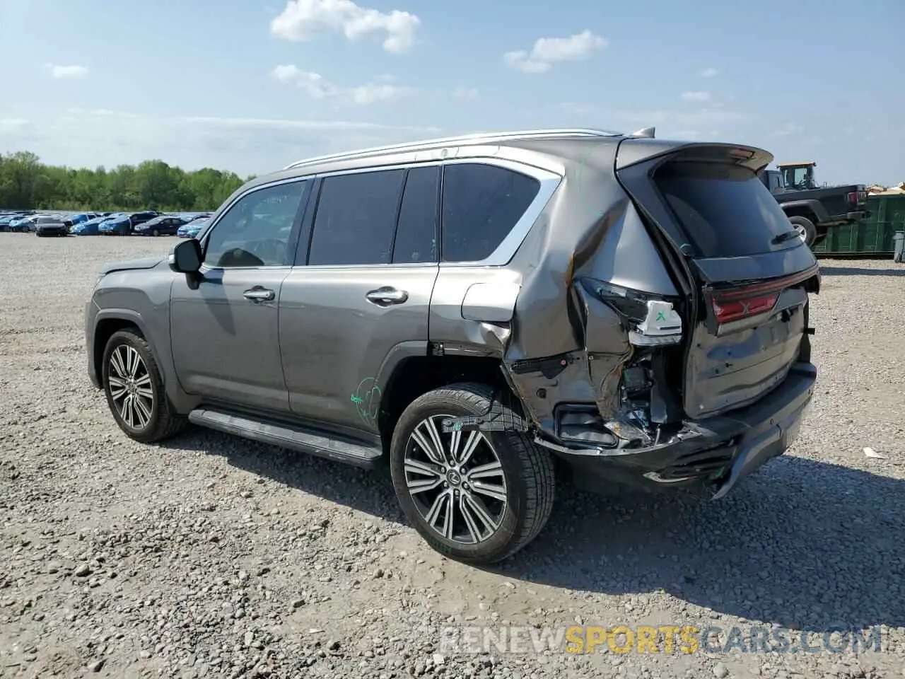 2 Photograph of a damaged car JTJGB7CXXP4033520 LEXUS LX 600 BAS 2023