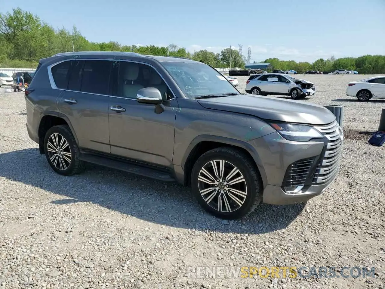 4 Photograph of a damaged car JTJGB7CXXP4033520 LEXUS LX 600 BAS 2023