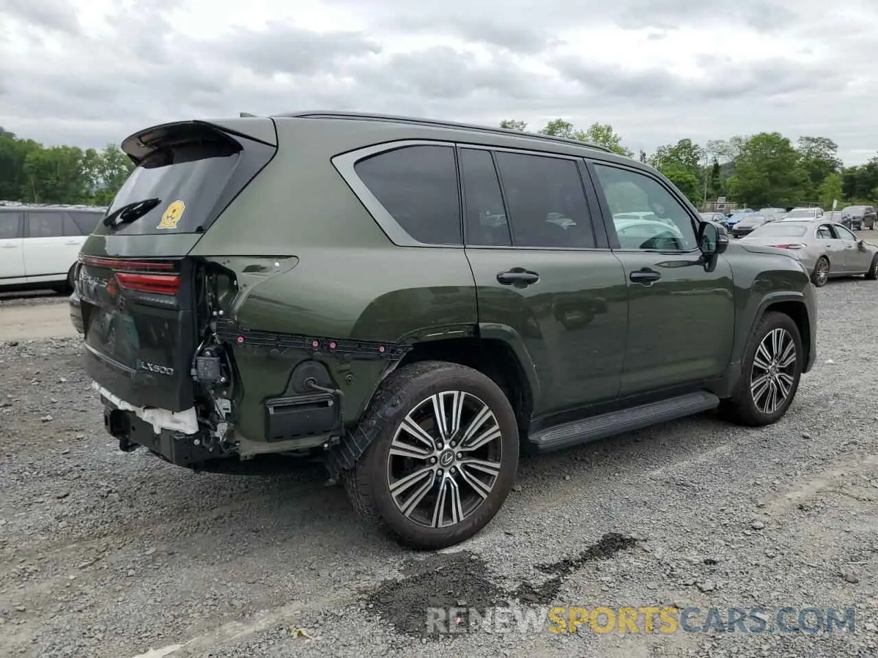 3 Photograph of a damaged car JTJGB7CX1R4041590 LEXUS LX 600 BAS 2024