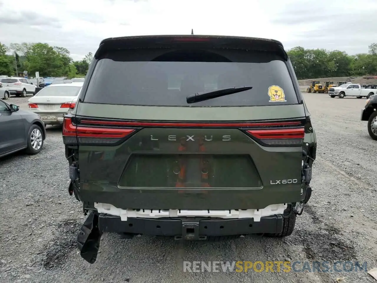 6 Photograph of a damaged car JTJGB7CX1R4041590 LEXUS LX 600 BAS 2024