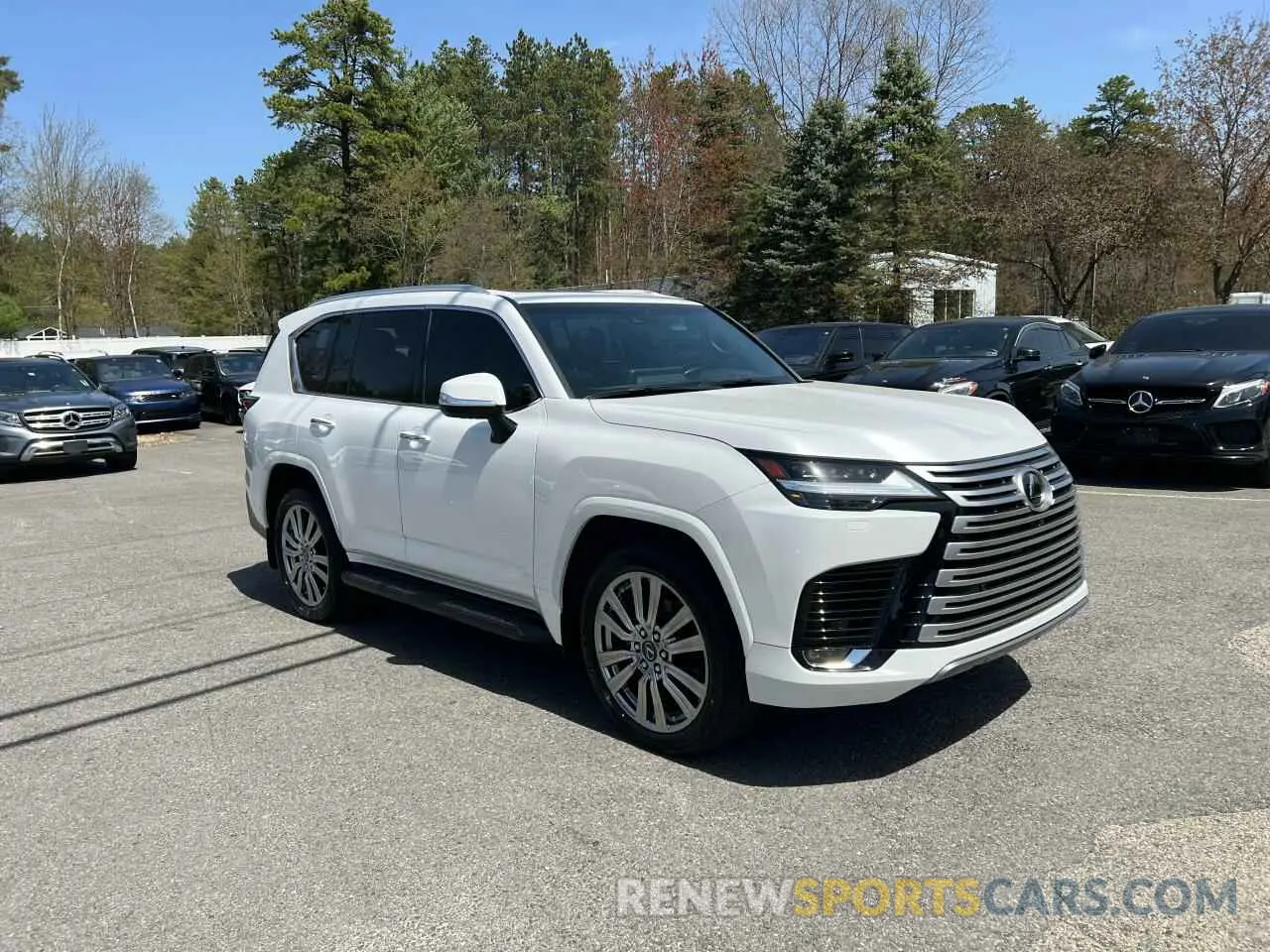 1 Photograph of a damaged car JTJLBACX7N4010480 LEXUS LX 600 ULT 2022