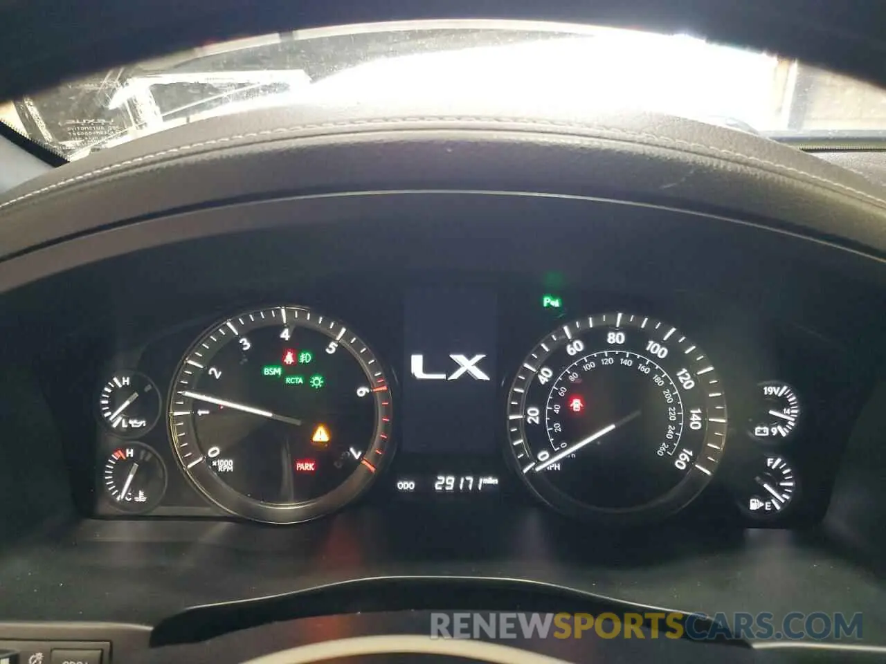 9 Photograph of a damaged car JTJHY7AX0K4292290 LEXUS LX570 2019