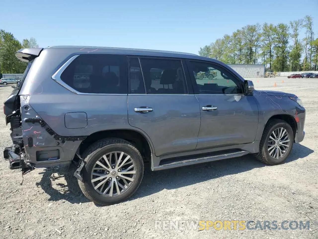 3 Photograph of a damaged car JTJHY7AX6K4292892 LEXUS LX570 2019