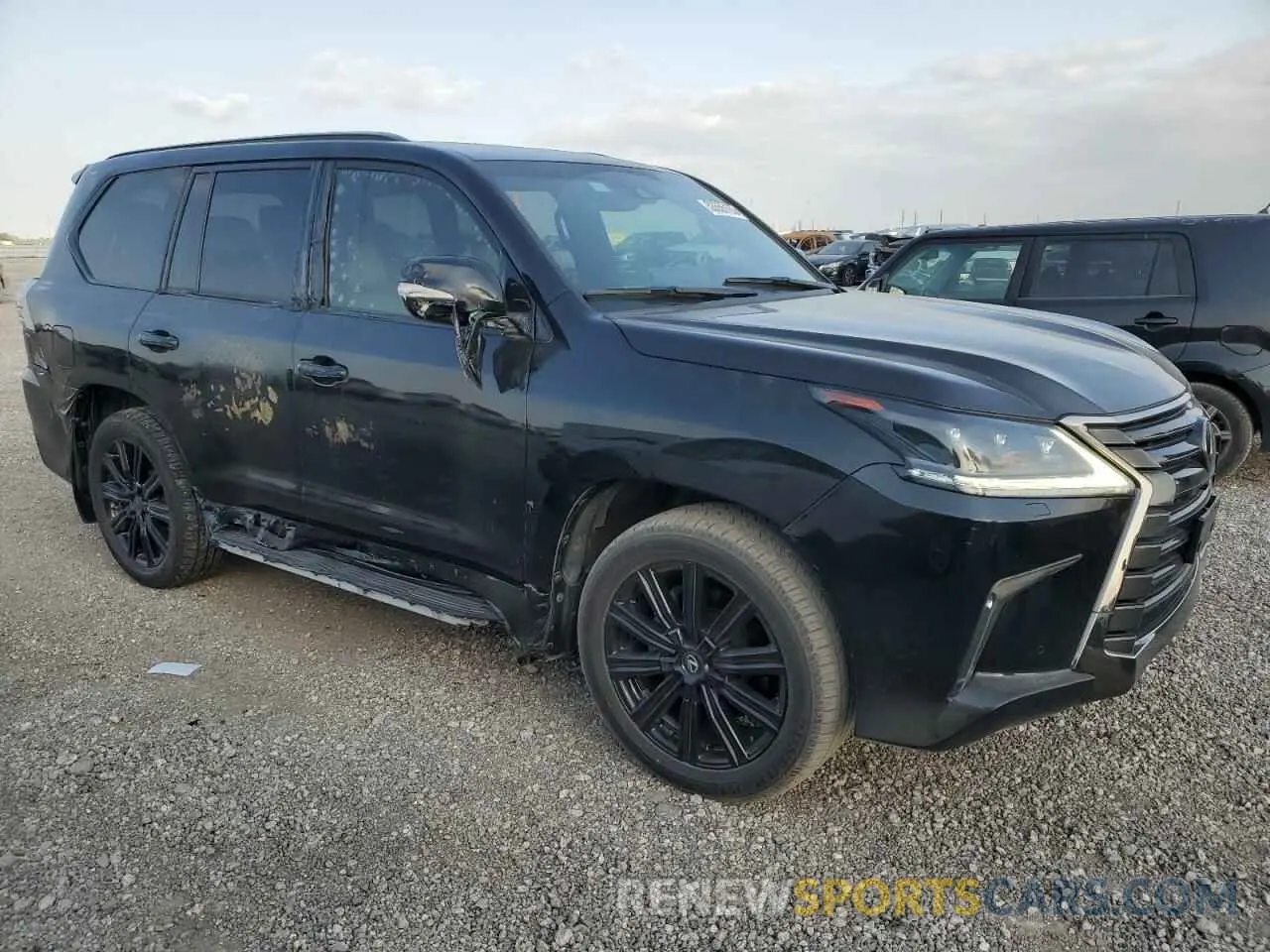 4 Photograph of a damaged car JTJHY7AX8K4298323 LEXUS LX570 2019