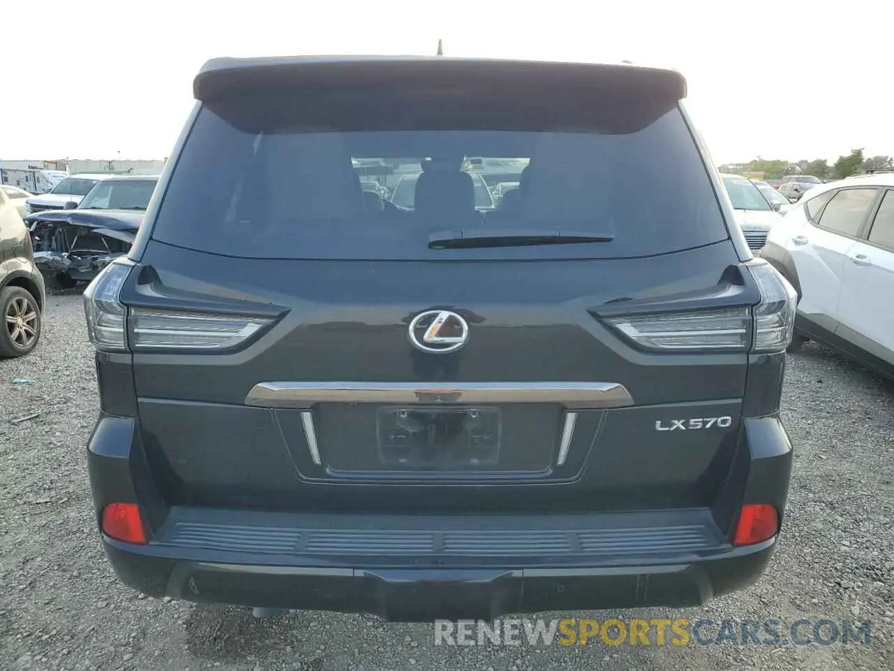 6 Photograph of a damaged car JTJHY7AX8K4298323 LEXUS LX570 2019