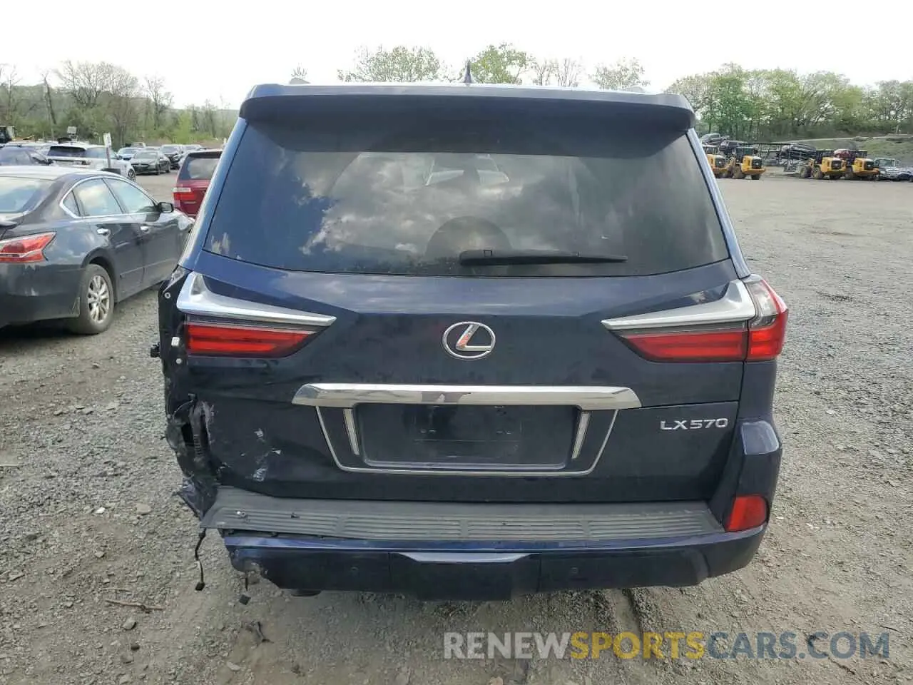 6 Photograph of a damaged car JTJHY7AXXK4291096 LEXUS LX570 2019