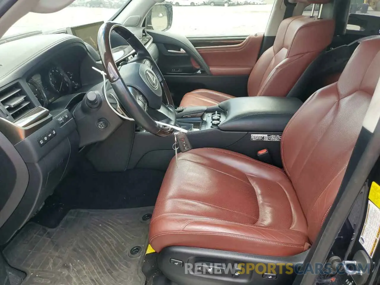 7 Photograph of a damaged car JTJHY7AXXK4291096 LEXUS LX570 2019