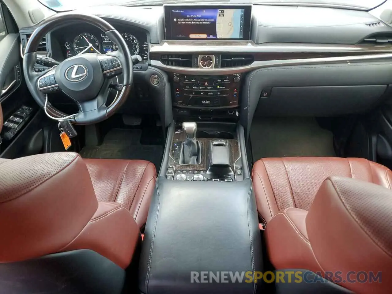 8 Photograph of a damaged car JTJHY7AXXK4291096 LEXUS LX570 2019