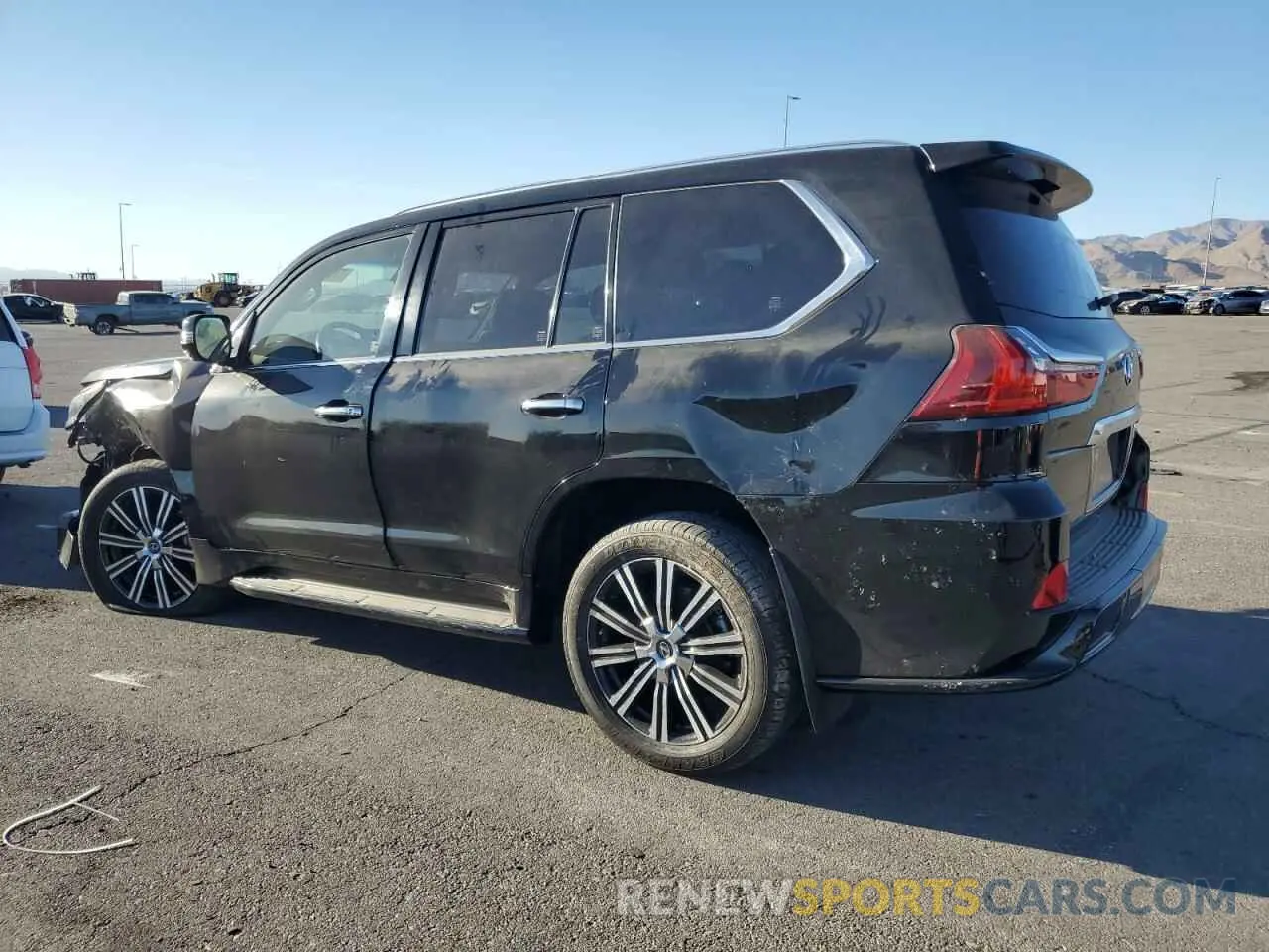 2 Photograph of a damaged car JTJDY7AX1L4332179 LEXUS LX570 2020