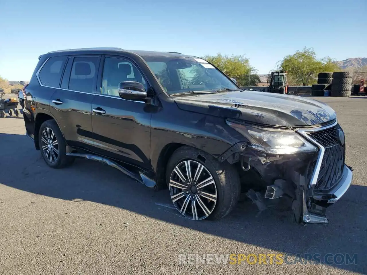 4 Photograph of a damaged car JTJDY7AX1L4332179 LEXUS LX570 2020